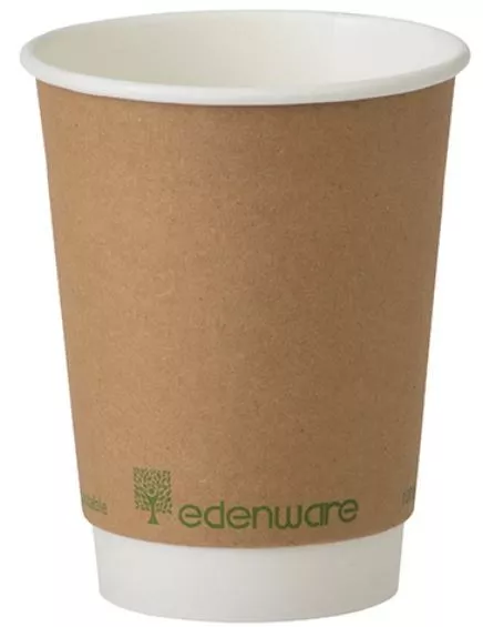 Biodegradable Double Wall Paper Cups & Lids